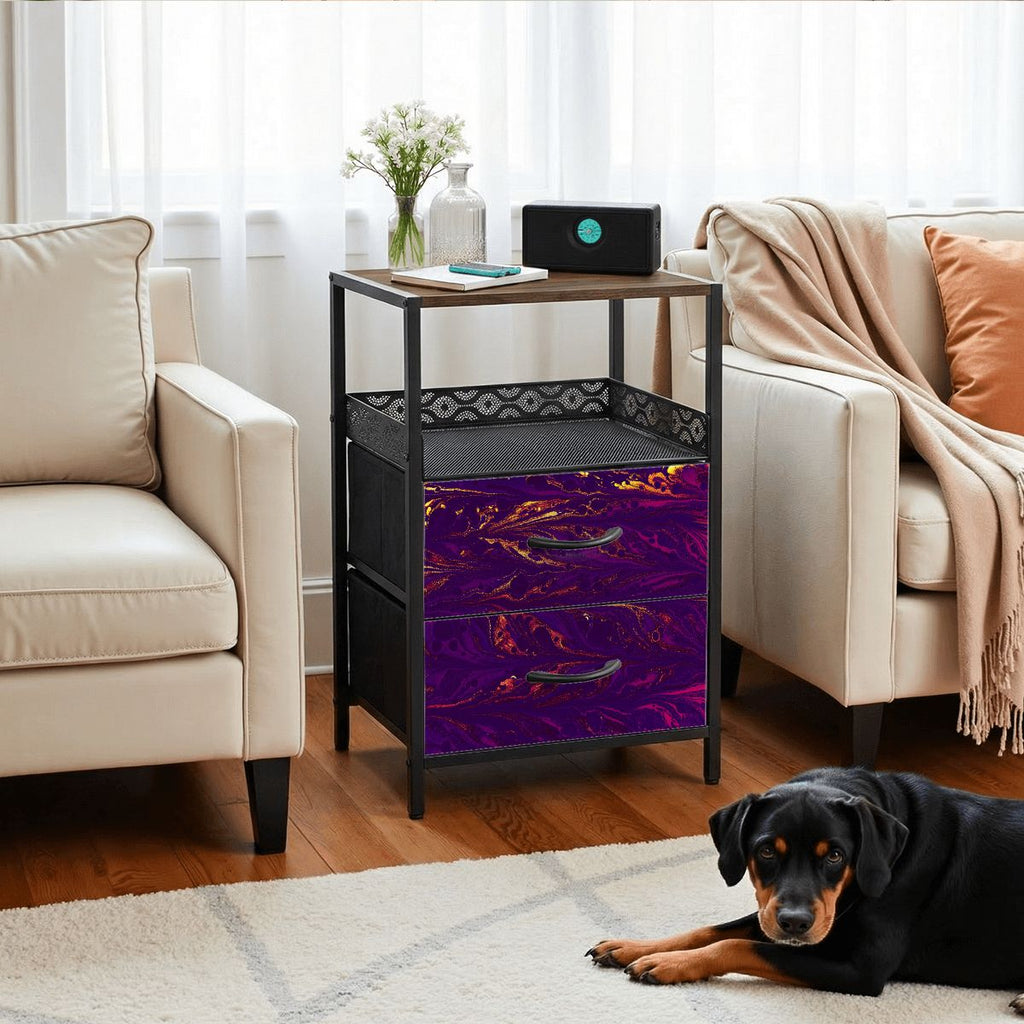 Divine Army 2Drawer Nightstand