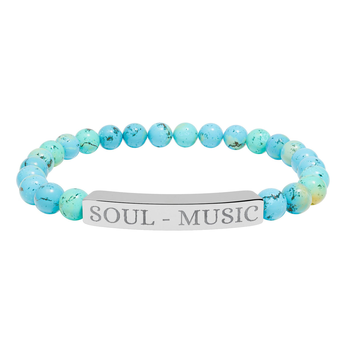 Blakeslee Recording Natural Stone Bracelet