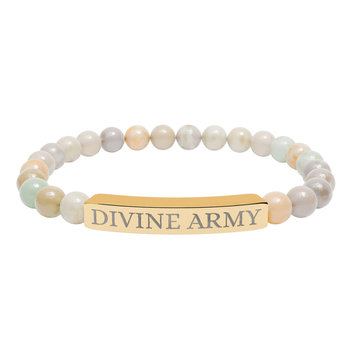 Divine Army Natural Stone Bracelet
