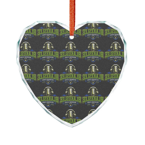 Blakeslee Recording Crystal Glass Ornament