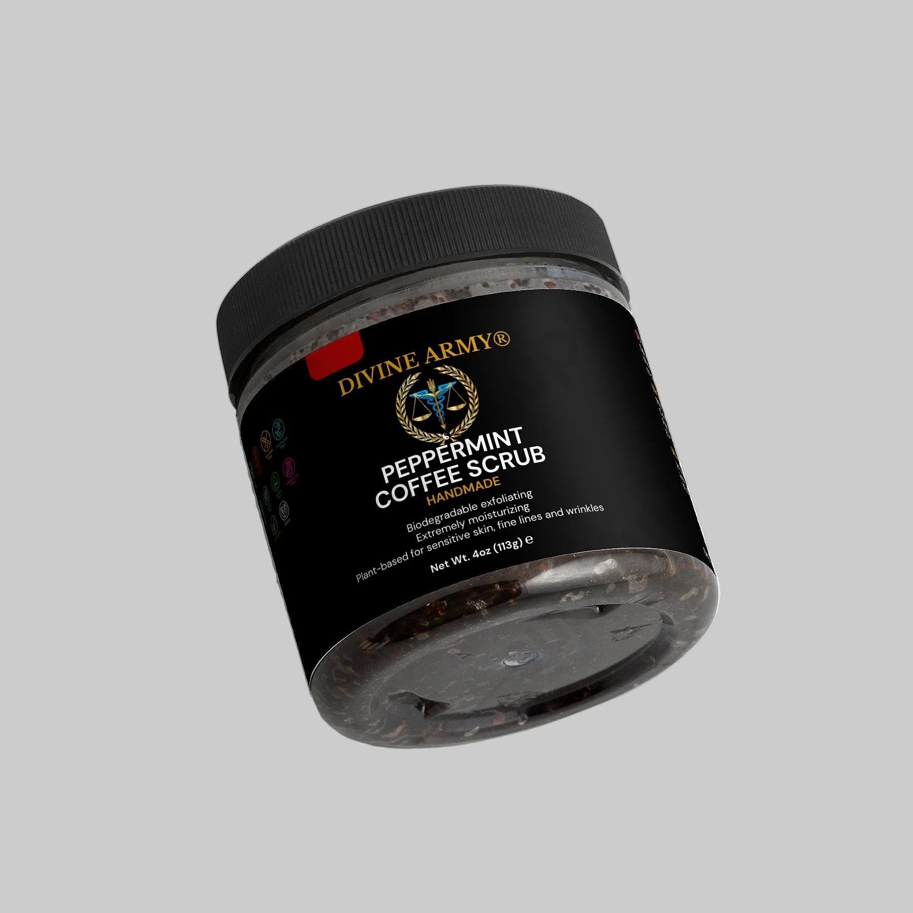 Peppermint Coffee Scrub