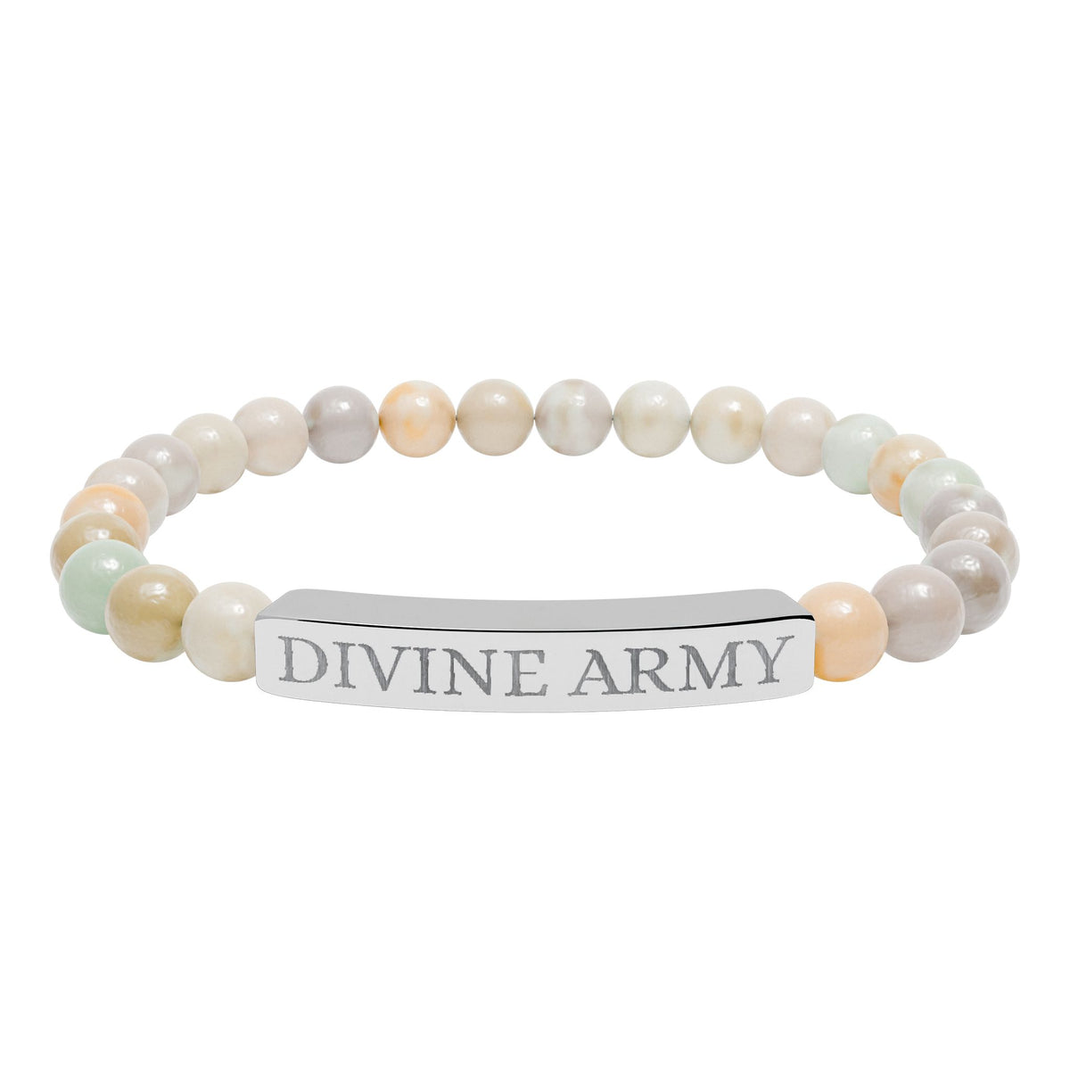 Divine Army Natural Stone Bracelet