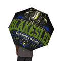 Blakeslee Recording Studio Foldable Umbrella — Retro Microphone Design