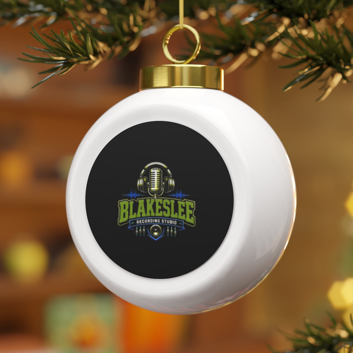 Blakeslee Recording Studio Christmas Tree Ornament