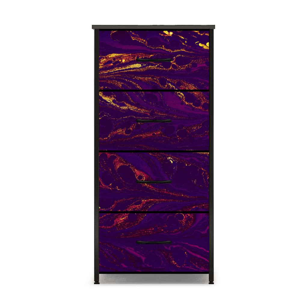 Divine Army Purple Volcano 4Drawer Dresser
