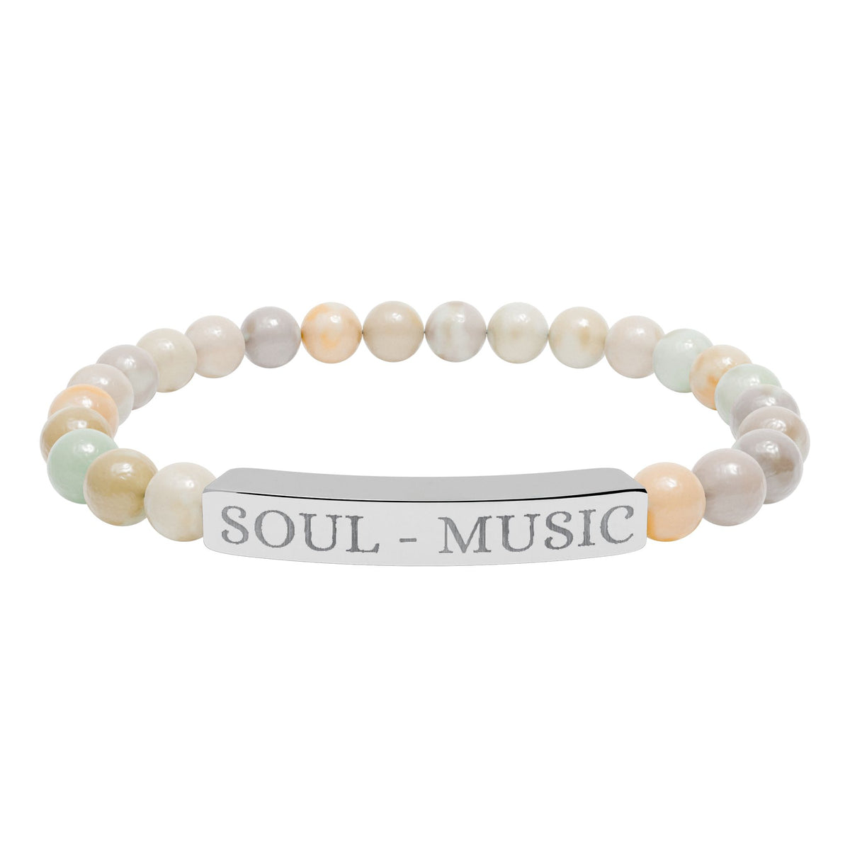 Blakeslee Recording Natural Stone Bracelet