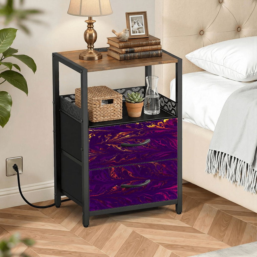 Divine Army 2Drawer Nightstand