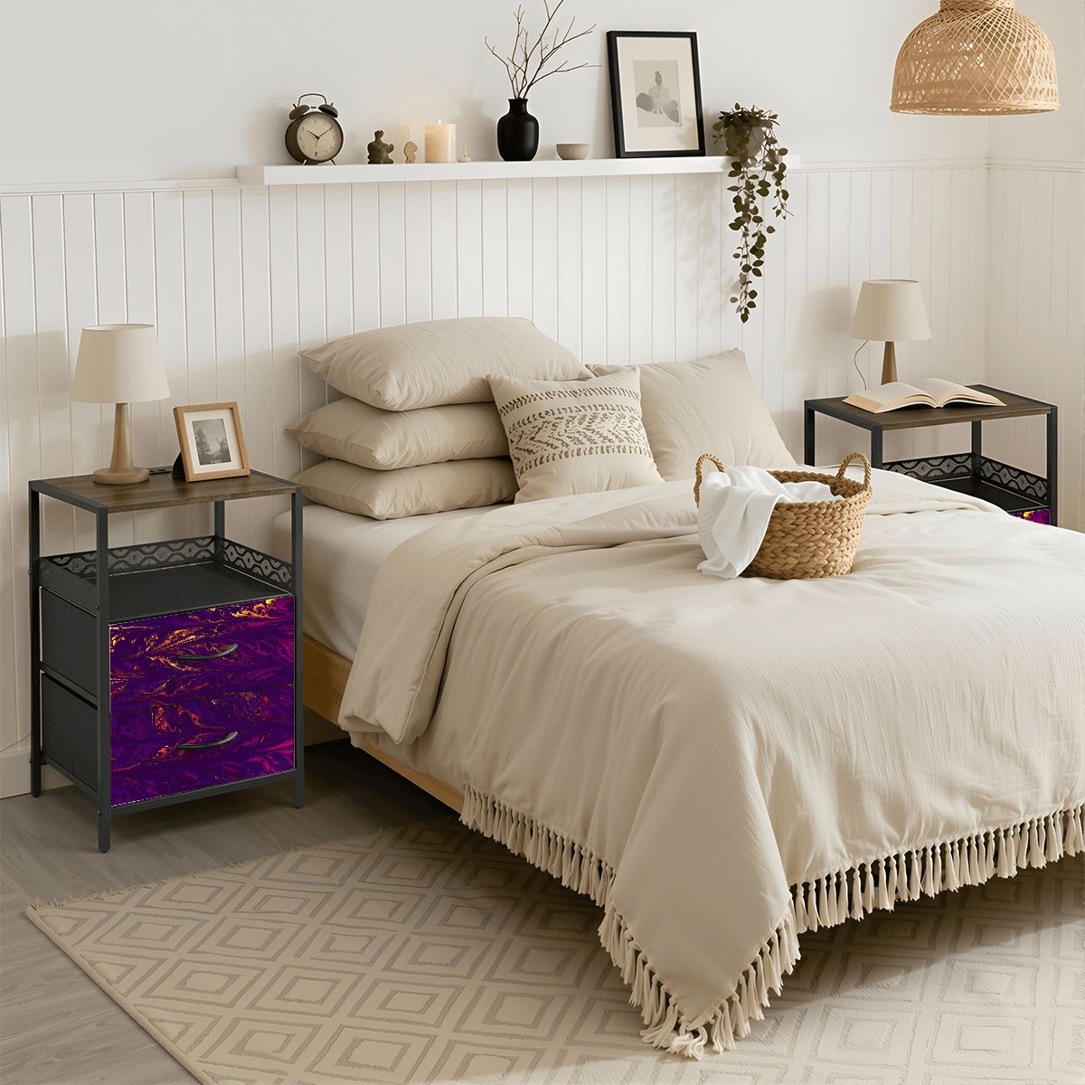 Divine Army 2Drawer Nightstand