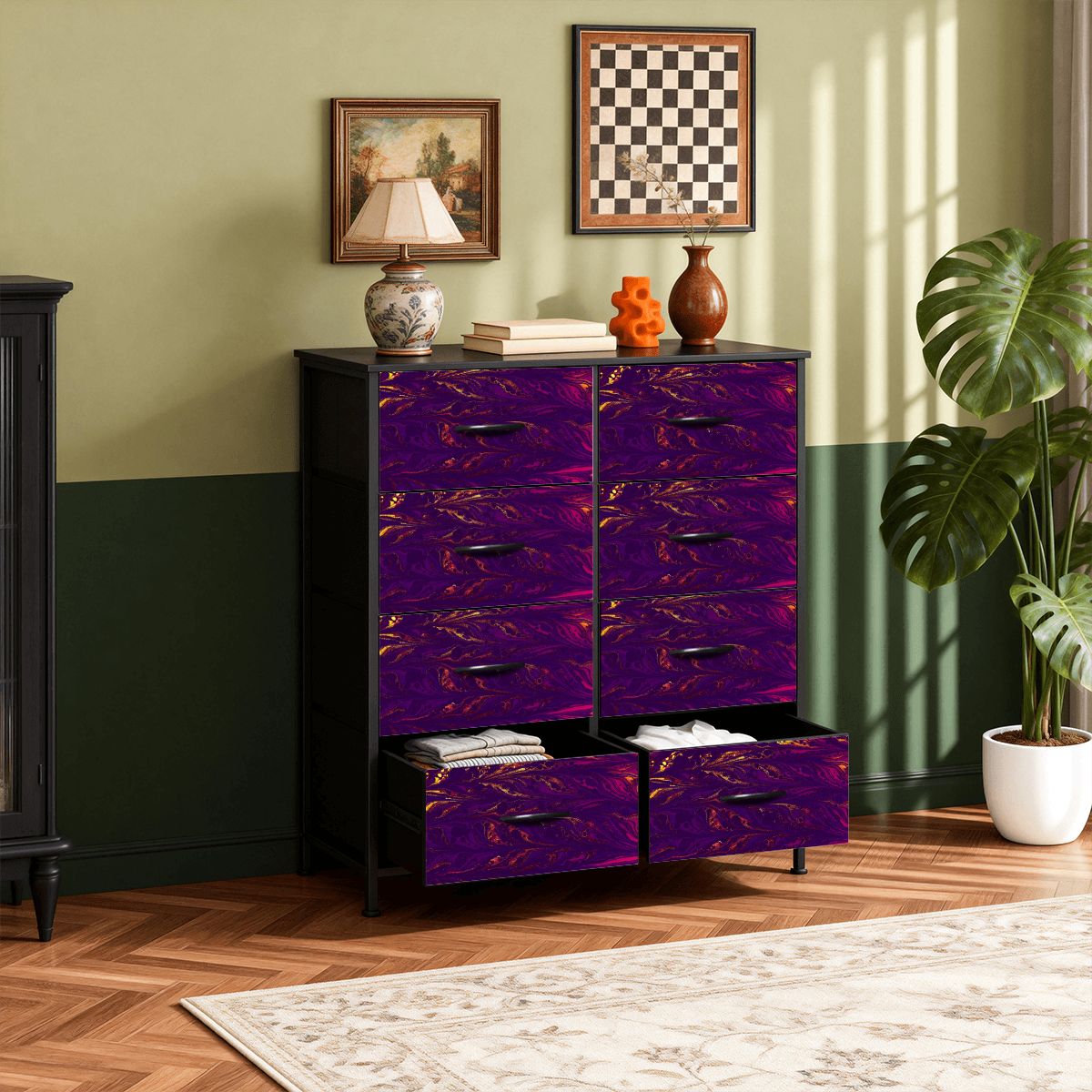 Divine Army Volcano 8Drawer Dresser